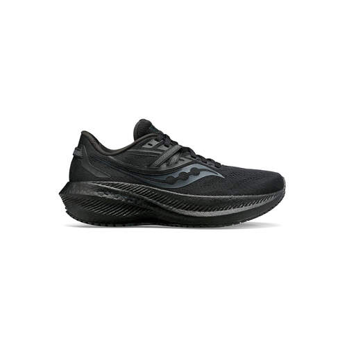 Saucony Womens Triumph 20 Athletic Running Shoes Sneakers Runners - Black