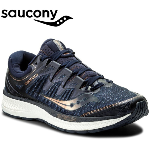Saucony Mens Triumph ISO 4 Sneakers Running Runners Shoes- Navy/Denim/Copper 