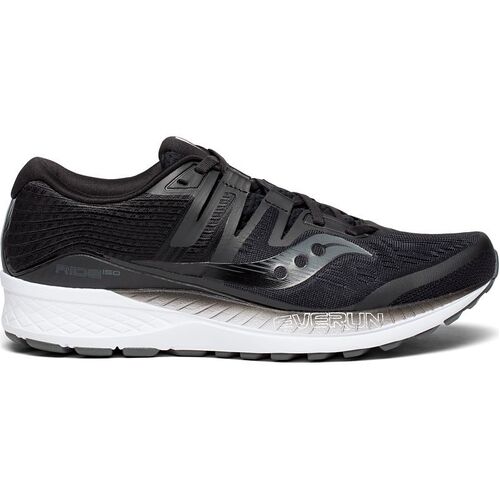 Saucony Mens RIDE ISO Sneakers Runners Running Shoes - Black