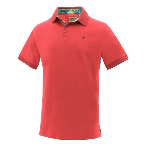 SPONGEBOB Squarepants Mens Polo Shirt Collar Hawaiian - Red