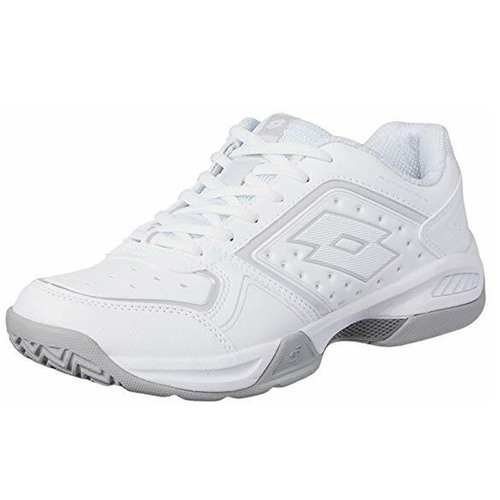Lotto Women’s T-Tour IX 600 Tennis Shoes Sneakers Runners - White/Silver