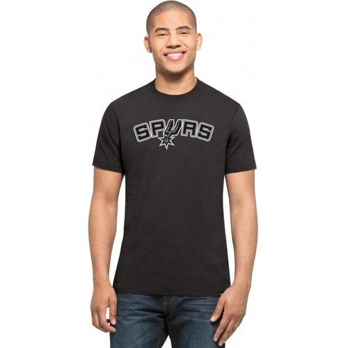 San Antonio Spurs Team Mens MVP '47 Splitter T-Shirt NBA Top - Charcoal