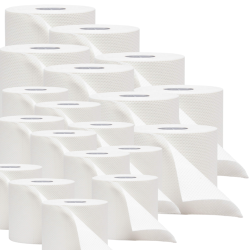 72 Rolls Toilet Paper Rolls Silky White Soft Bath Tissue 180 Sheets
