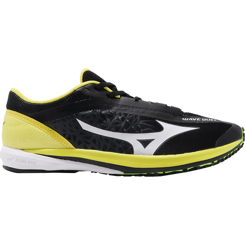 Mizuno Mens Wave Duel Sneakers Runners Athletic Running Shoes - Black/Yellow