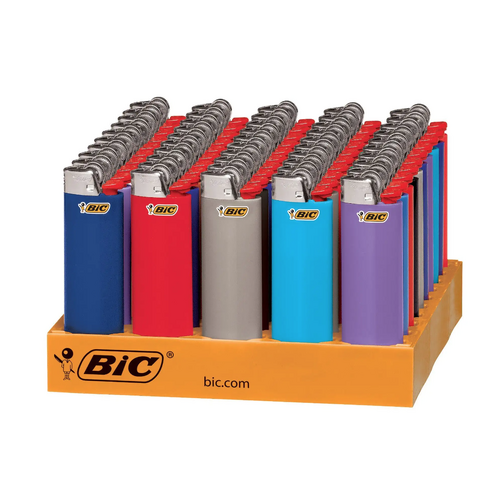 50x Bic Lighters Genuine Lighters Maxi Cigarette Lighter - Bulk Pack
