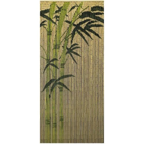 Deluxe Handmade Bamboo Door Curtain BAMBOO LEAVES Room Divider  Strands 90cm x 200cm
