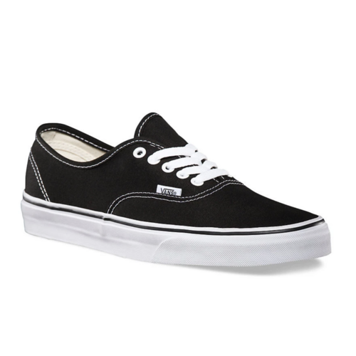 VANS Authentic Shoes Sneakers Classic Skateboard Sneakers Casual - Black/White