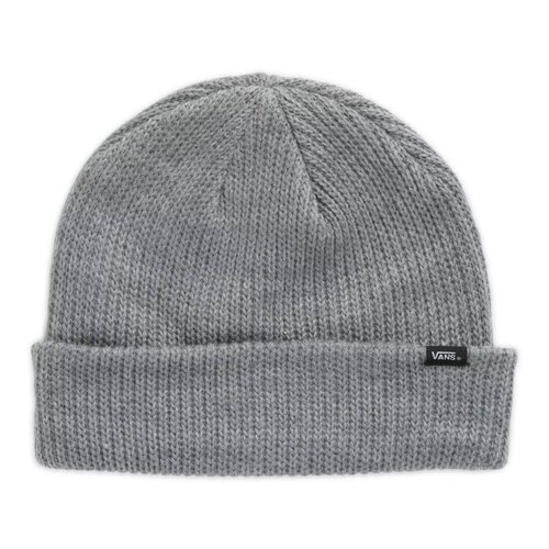 VANS Core Basics Beanie Warm Winter Knit Hat Ski Cap - Heather Grey