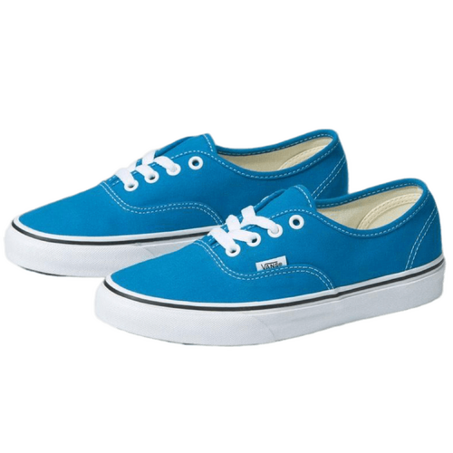 Vans Mens Authentic Canvas Shoes Sneakers Classic Skateboard Casual - Blue
