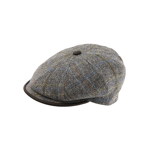 Herman Mens Usurper Made In Italy Flat Cap Ivy Pure Wool - Olive