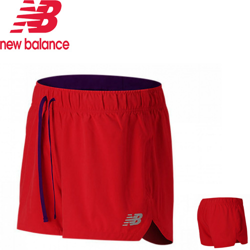 NEW BALANCE Women Tennis Sport Shorts - Cerise Red