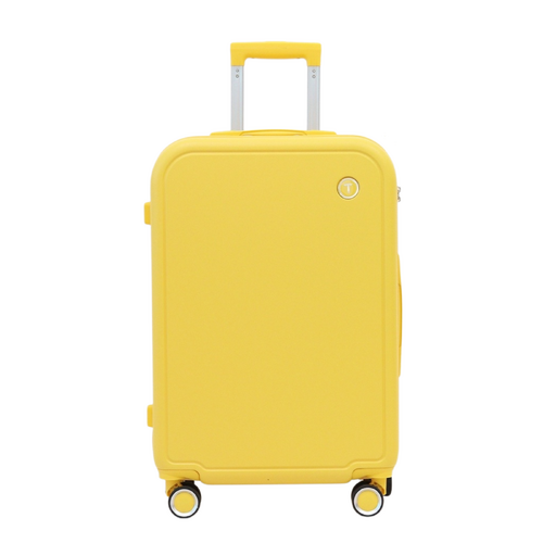 TPartner Hardshell Cabin Luggage Bag Travel Carry On TSA 20" - Yellow