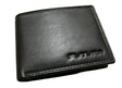 Futura Mens RFID Leather Fold Over Wallet w/ Gift Box - Black