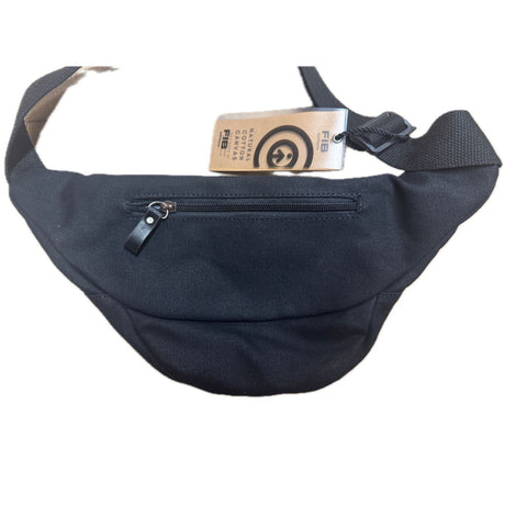 FIB Byron Canvas Bum Bag Waist Belt Travel Pack in Black