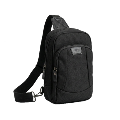 FIB Byron Sling Travel Bag w/ Single Adjustable Strap - Black