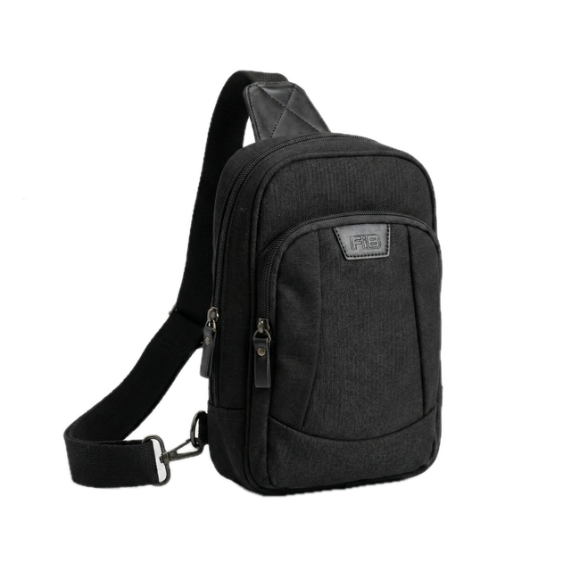 FIB Byron Sling Travel Bag w/ Single Adjustable Strap - Black