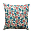 Kolka Kumudani Quilted Euro Sham Quilted Front & Envelope Tie-Back Closure- Blue