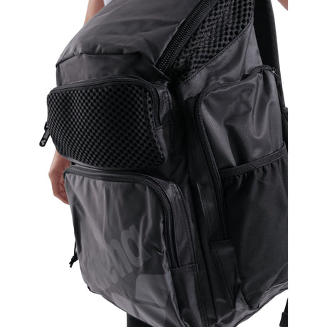 Arena One Go Backpack 45L Sports Swimming Bag - Black (Aquabreathe Water-Repellent)