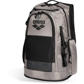 Arena All Set Backpack 45L Sports Bag Aquabreathe Water-Repellent Laptop Pocket in Ice
