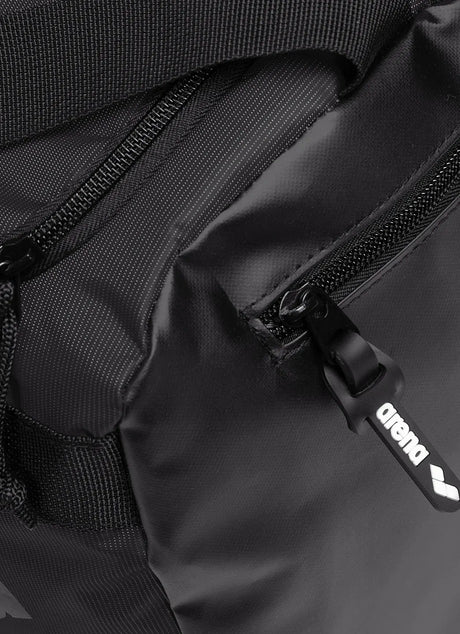 Arena All Set Duffle Bag 40L Sports Gym Travel Aquabreathe Water-Repellent in Black