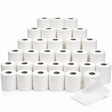 48 Rolls 2 Ply White Toilet Paper Bulk Pack - 400 Sheets per Roll (4 Packs of 12, 1 Bag)