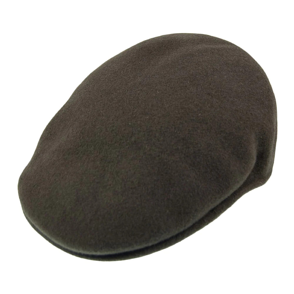 KANGOL 504 Wool Ivy Cap Mens Warm Winter Flat Classic Hat - Loden (Dark Green)