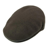 KANGOL 504 Wool Ivy Cap Mens Warm Winter Flat Classic Hat - Loden (Dark Green)