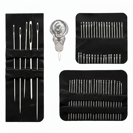 60pcs Sewing Needles Assorted Sizes Set with Needle Threader