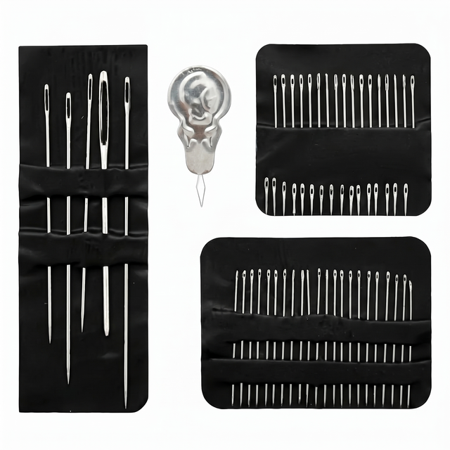 60pcs Sewing Needles Assorted Sizes Set with Needle Threader