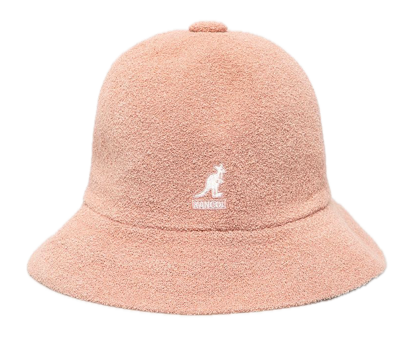 Kangol Bermuda Casual Bucket Hat Terry Towelling Cap - Dusty Rose