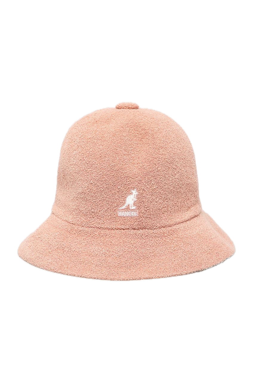 Kangol Bermuda Casual Bucket Hat Terry Towelling Cap - Dusty Rose