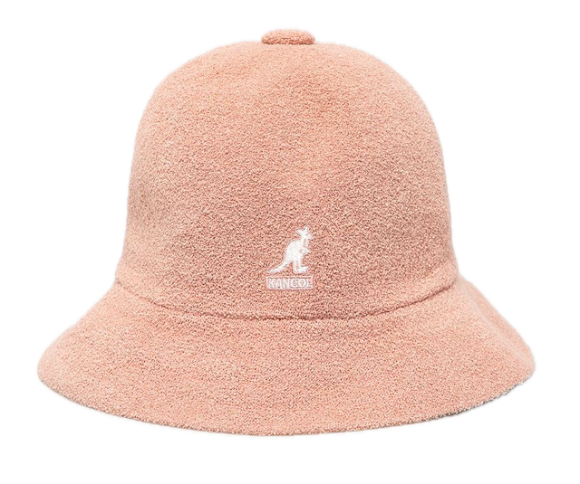 Kangol Bermuda Casual Bucket Hat Terry Towelling Cap - Dusty Rose - XL