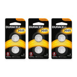 6x Duracell CR2025 Lithium Batteries 3V (3x 2-Pack)