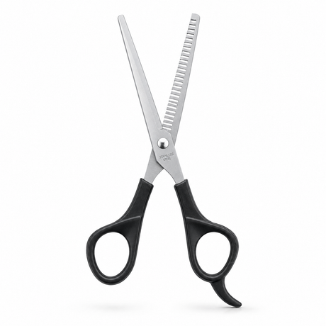 3x Stainless Steel Hair Cutting Scissors Pack - Shears for Barbers, Hairdressers & Home Salons