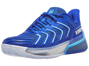 K-Swiss Mens Ultra Shot 4 Clay Herringbone Tennis Shoes - Dazzling Blue/White