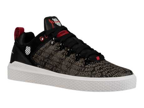 K-Swiss Gary Vee Low Tops Mid Sneakers Shoes Vaynerchuk Casual - Black/White/Red