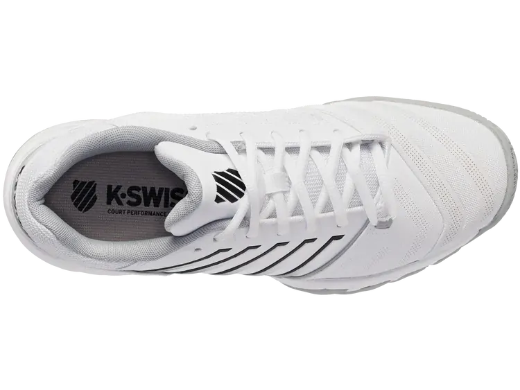 K-Swiss Mens Bigshot Light 4 Tennis Shoes in White/Highrise