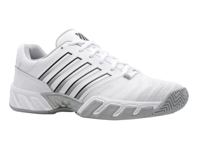 K-Swiss Mens Bigshot Light 4 Tennis Shoes in White/Highrise