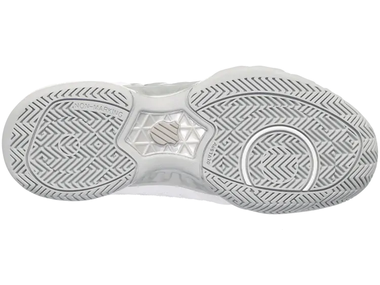 K-Swiss Mens Bigshot Light 4 Tennis Shoes in White/Highrise