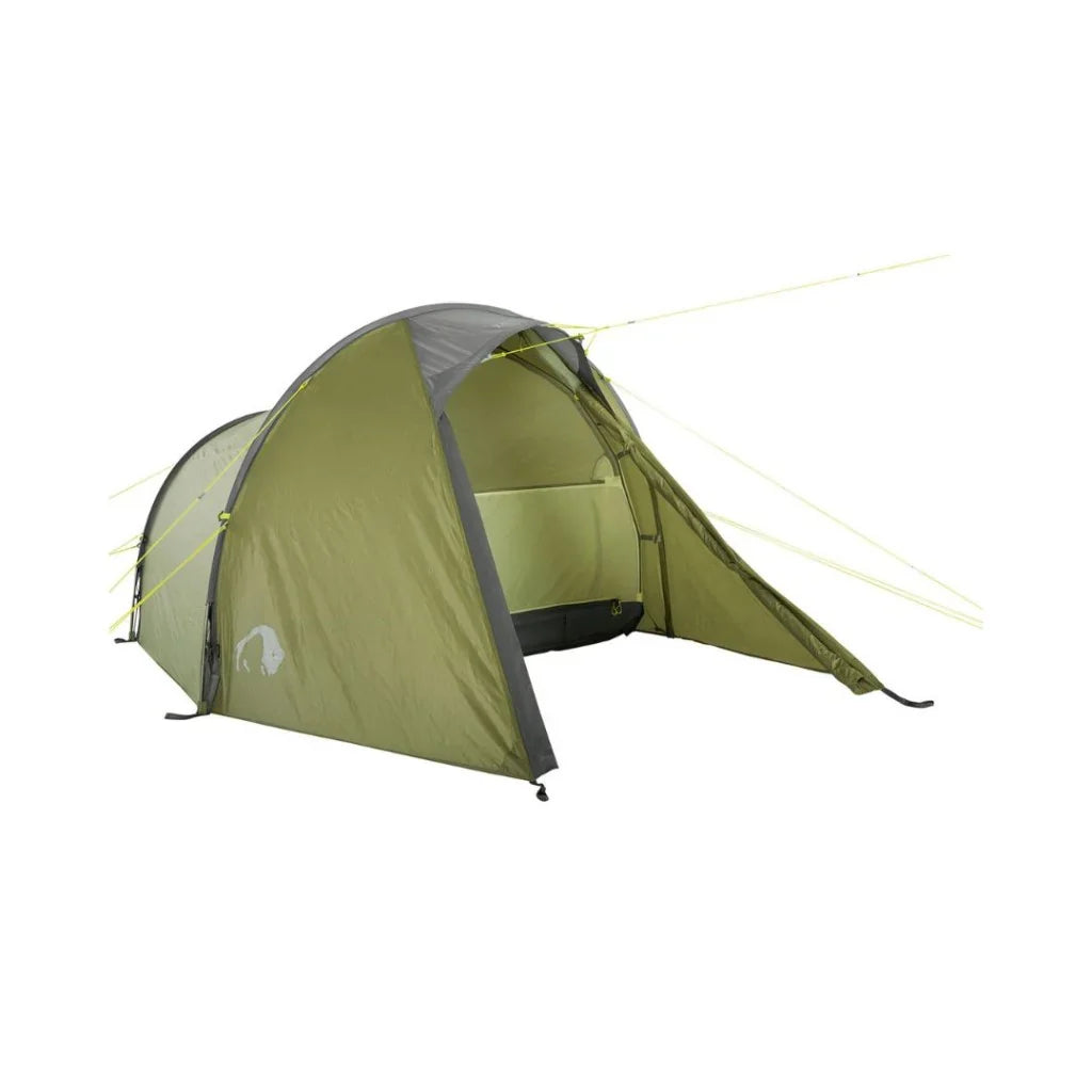 Tatonka Narvik 3 Person Camping Tunnel Tent - Light Olive