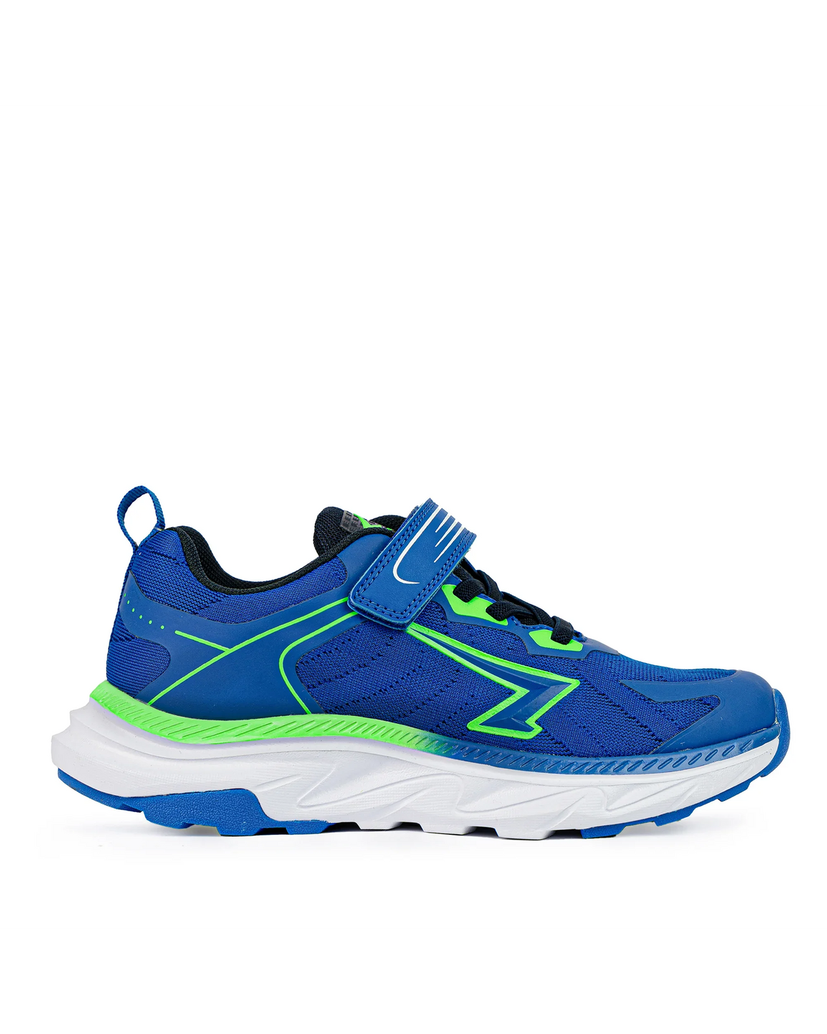 Sfida Dash Boys V Strap Runners - Royal/Lime (Kids Sneakers/Shoes)