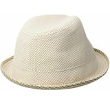 Goorin Brothers Mens Mind Seeker Flip Up Fedora Trilby Hat Lightweight - Mustard