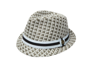 Goorin Brothers Pleasure Point Mens Paper Straw Trilby Hat - Grey (Summer Cuban)