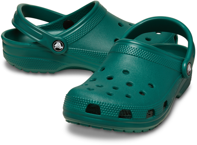 Crocs Adult Classic Clogs Shoes Sandals Slides - Emerald