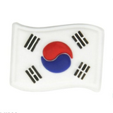 1x Crocs South Korea Flag Jibbitz Charm - 100% Authentic