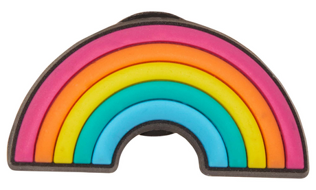 2-Pack Crocs Rainbow Jibbitz Shoe Charms - 100% Authentic