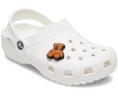 1x Crocs Teddy Bear Jibbitz Charm - 100% Authentic