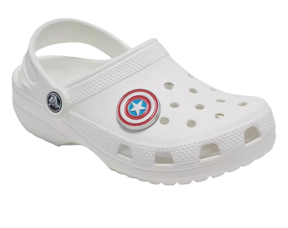 1x Crocs Captain America 1 Shield Jibbitz Charm - 100% Authentic