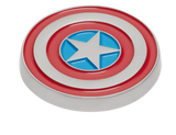 1x Crocs Captain America 1 Shield Jibbitz Charm - 100% Authentic