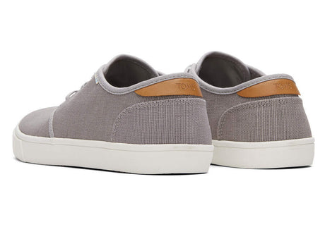 TOMS Mens Canvas Casual Sneakers Low Summer Shoes - Grey
